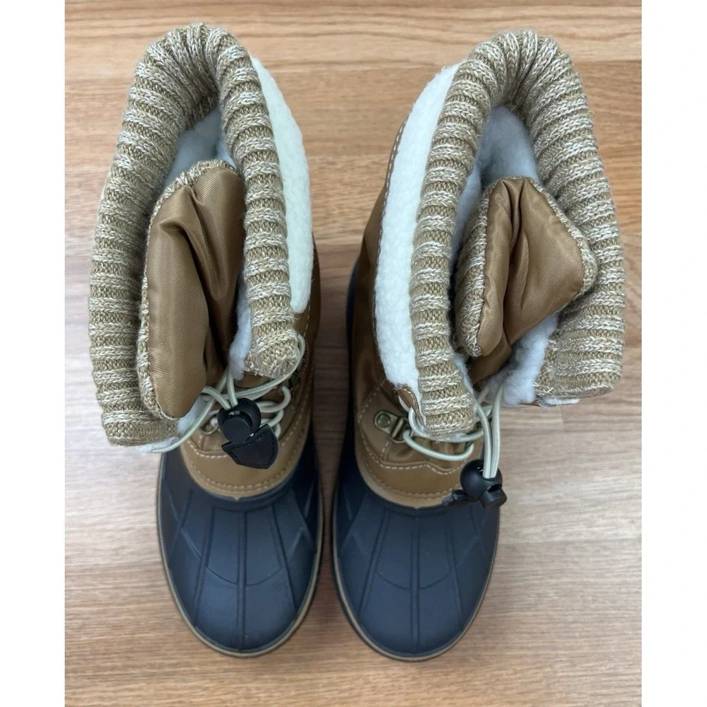 Dream Pairs KMONTE Unisex Kids Winter Snow Duck Boots Waterproof Size 2 NEW‎